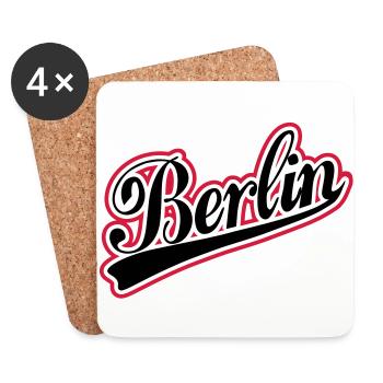 Berlin - Untersetzer (4er-Set) - Weiß - Vorne