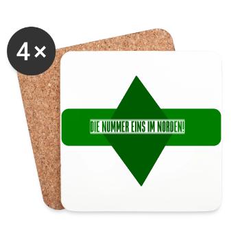Bremen - Coasters (set of 4) - white - Front