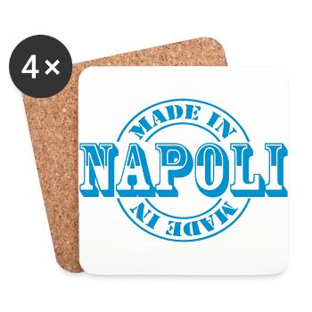 made in napoli m1k2 - Coasters (set of 4) - white - Front