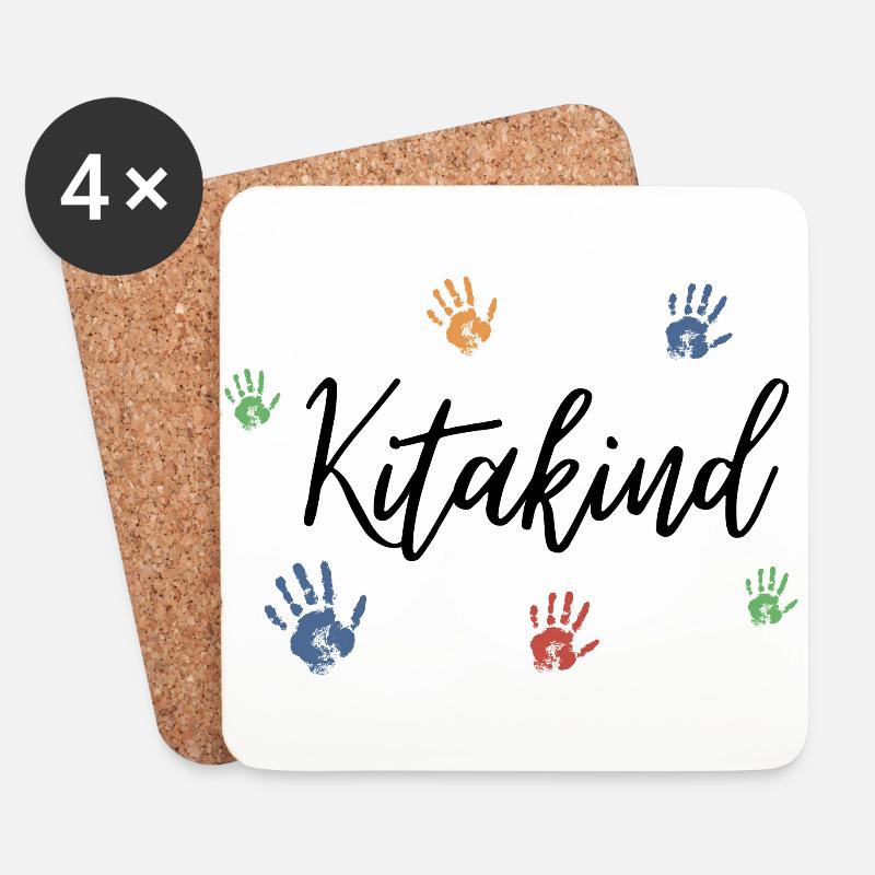 Kitakind - Untersetzer (4er-Set) - Weiß