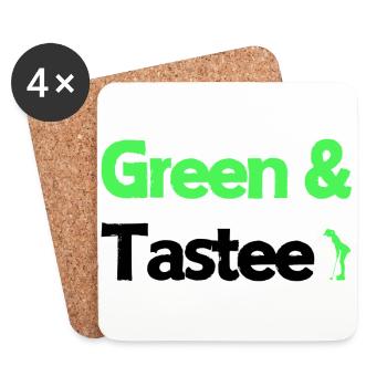 Green & Tastee Golferin - Untersetzer (4er-Set) - Weiß - Vorne