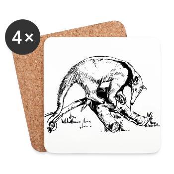 Amei 60 - Coasters (set of 4) - white - Front