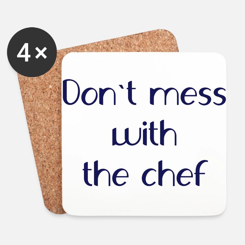 Chef - Untersetzer (4er-Set) - Weiß