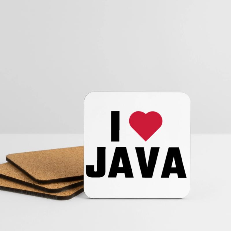 J'aime java Dessous de verre (lot de 4)