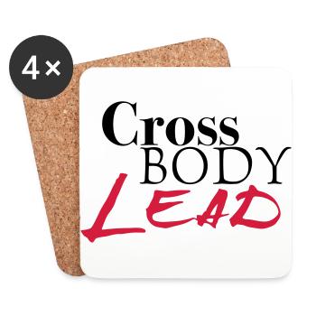Cross LEAD BODY - Salsa Dance Shirt - Dessous de verre (lot de 4) - blanc - Devant