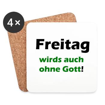 Freitag - Untersetzer (4er-Set) - Weiß - Vorne