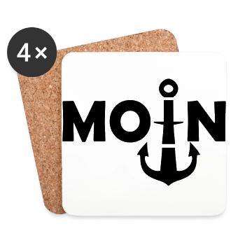 moin - Coasters (set of 4) - white - Front