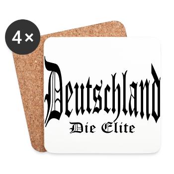 Germany The Elite - Coasters (set of 4) - white - Front