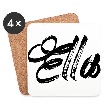 Ella - Untersetzer (4er-Set) - Weiß - Vorne