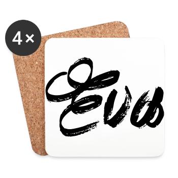 Eve - Coasters (set of 4) - white - Front