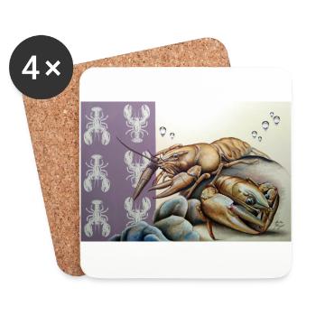 Noble cancer - Coasters (set of 4) - white - Front
