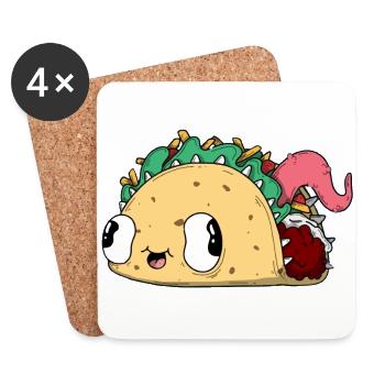 Taco - Untersetzer (4er-Set) - Weiß - Vorne