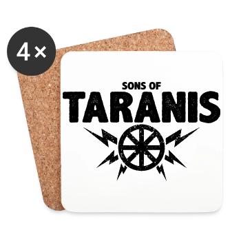 Sons of Taranis - Dessous de verre (lot de 4) - blanc - Devant