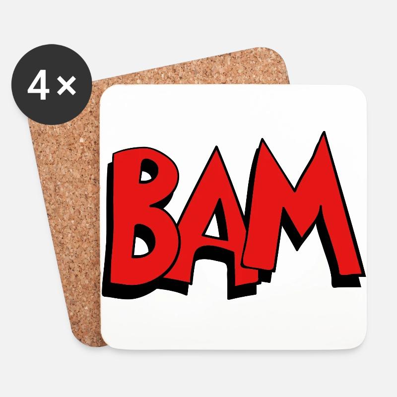 Bam - Untersetzer (4er-Set) - Weiß