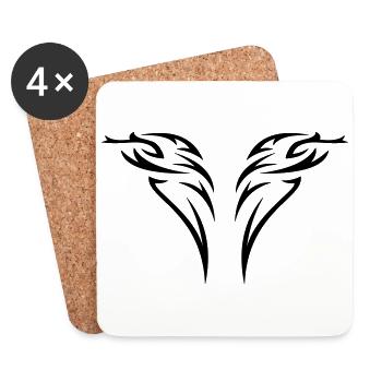tattoo - Coasters (set of 4) - white - Front