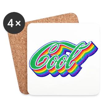 cool - Coasters (set of 4) - white - Front