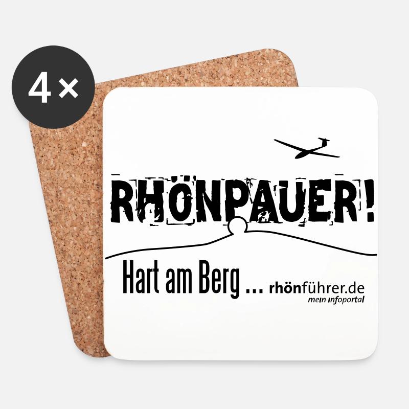 RhönPauer - Untersetzer (4er-Set) - Weiß