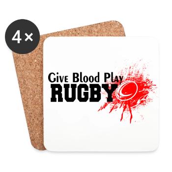 RUGBY - Untersetzer (4er-Set) - Weiß - Vorne