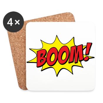 BOOM! Comic - Untersetzer (4er-Set) - Weiß - Vorne
