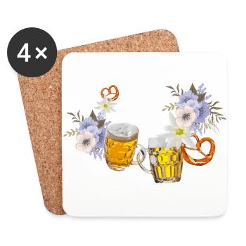 costume - Coasters (set of 4) - white - Front