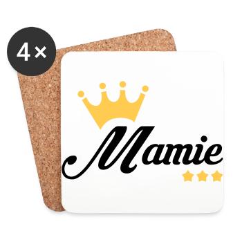 Großmütter / Oma / Mami / Großmutter / Mamy - Untersetzer (4er-Set) - Weiß - Vorne