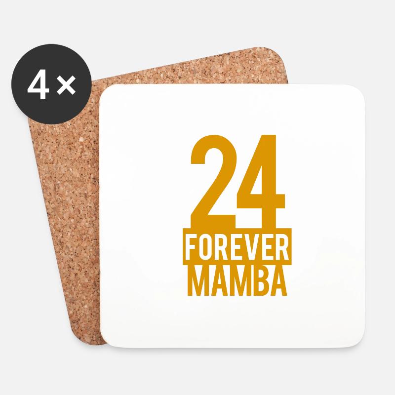 24 FOREVER MAMBA - Untersetzer (4er-Set) - Weiß
