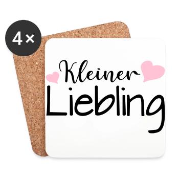 Kleiner Liebling - Untersetzer (4er-Set) - Weiß - Vorne