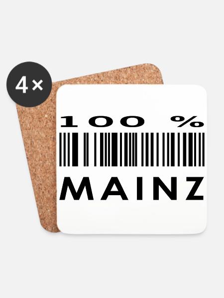 Mainz - Untersetzer (4er-Set) - Weiß