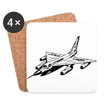Düsenjet - Coasters (set of 4) - white - Front