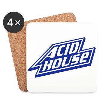Acid House - Coasters (set of 4) - white - Front