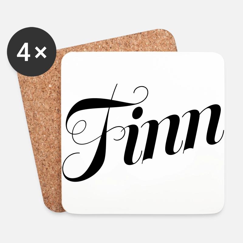 Finn - Untersetzer (4er-Set) - Weiß