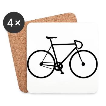 Bicycle - Coasters (set of 4) - white - Front