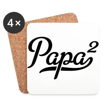 Dad - Coasters (set of 4) - white - Front