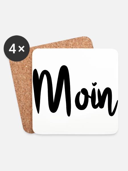 moin - Untersetzer (4er-Set) - Weiß
