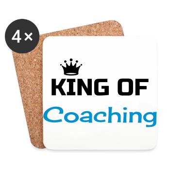 Coach Coaching Trainer Sport Entraineur Team - Coasters (set of 4) - white - Front