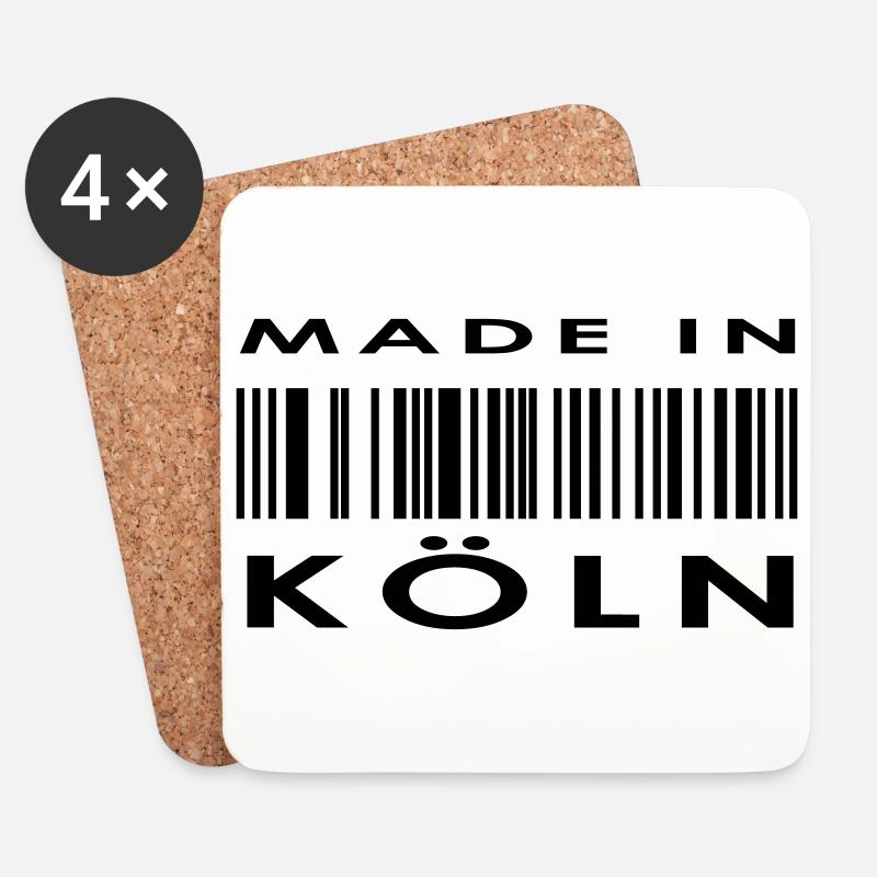 Köln - Untersetzer (4er-Set) - Weiß