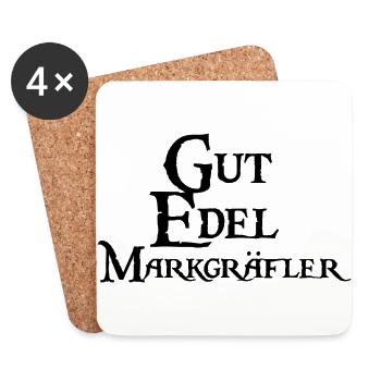 Gut Edel Markgräfler - Untersetzer (4er-Set) - Weiß - Vorne