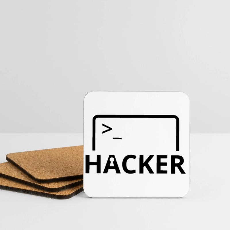 Hacker Informatiker Computer Programmierer Untersetzer (4er-Set)