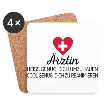 Doctor - Coasters (set of 4) - white - Front