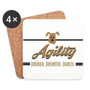 Agility - Coasters (set of 4) - white - Front