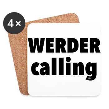 Bremen, Werder - Coasters (set of 4) - white - Front