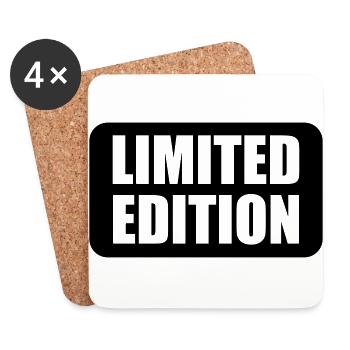 Limited Edition - Edition Limitée - Symbole - Dessous de verre (lot de 4) - blanc - Devant