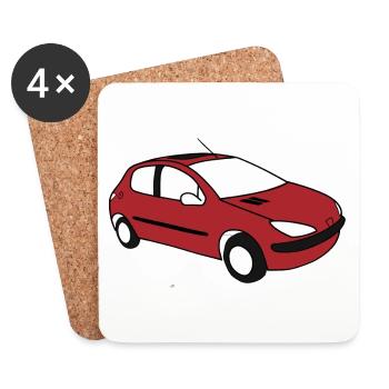 Pyzio - Coasters (set of 4) - white - Front