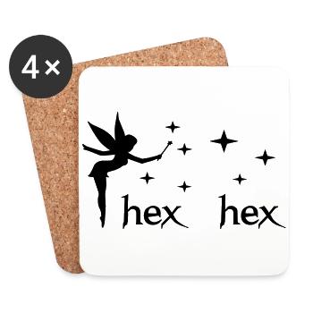 hex hex elfe - Untersetzer (4er-Set) - Weiß - Vorne