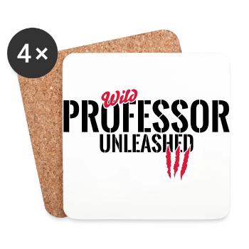 Professeur Wilder unleashed - Dessous de verre (lot de 4) - blanc - Devant