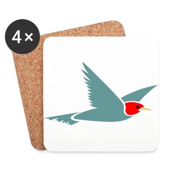 Bir d382 - Coasters (set of 4) - white - Front