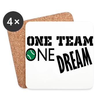 one dream - Coasters (set of 4) - white - Front