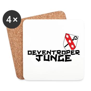 Oeventroper Junge - Untersetzer (4er-Set) - Weiß - Vorne