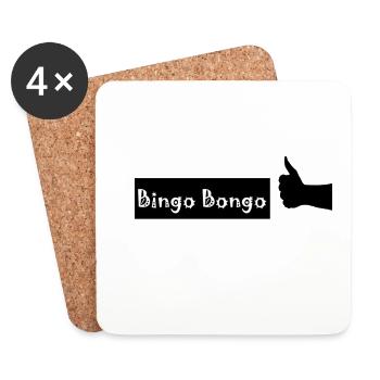 bingo bongo - Dessous de verre (lot de 4) - blanc - Devant