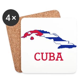 cuba - Untersetzer (4er-Set) - Weiß - Vorne